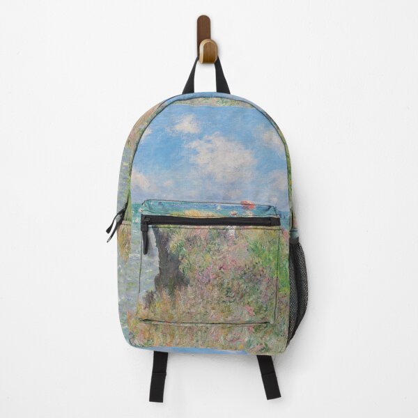 Item preview, Claude Monet Cliff Walk at Pourville Art Landascape Painting designed and sold by Depic Spirit.