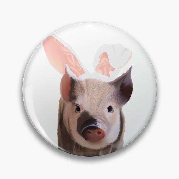 Artikelvorschau, Osterhase Schwein - kein Hintergrund entworfen und verkauft von Stacey Purdy.