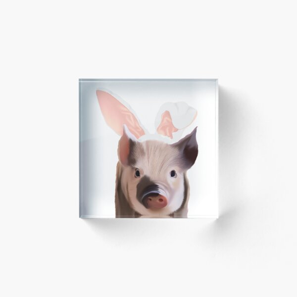 Artikelvorschau, Osterhase Schwein - kein Hintergrund entworfen und verkauft von Stacey Purdy.