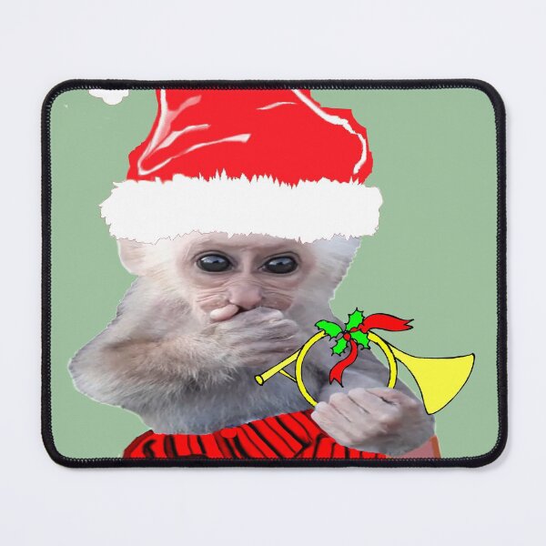 Item preview, Musical Santa Monkey designed and sold by kristalcurt.