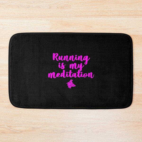 Item preview, Running is my Meditation designed and sold by the Zarock Shop.