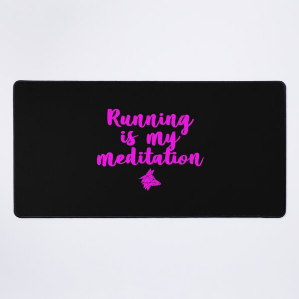 Item preview, Running is my Meditation designed and sold by the Zarock Shop.