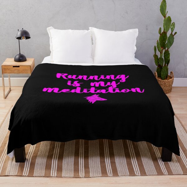 Item preview, Running is my Meditation designed and sold by the Zarock Shop.