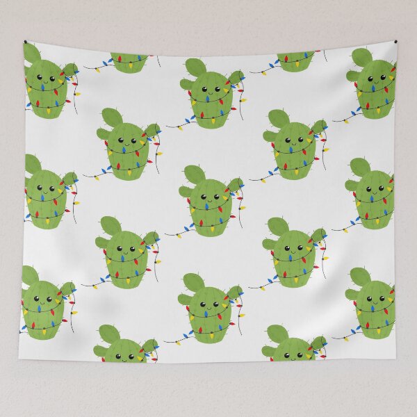 Item preview, Cactus Gracioso Luces Navideñas designed and sold by Landesign.