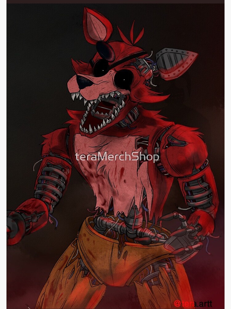 Withered foxy five nights at freddys 2 Greeting Card for Sale by  teraMerchShop