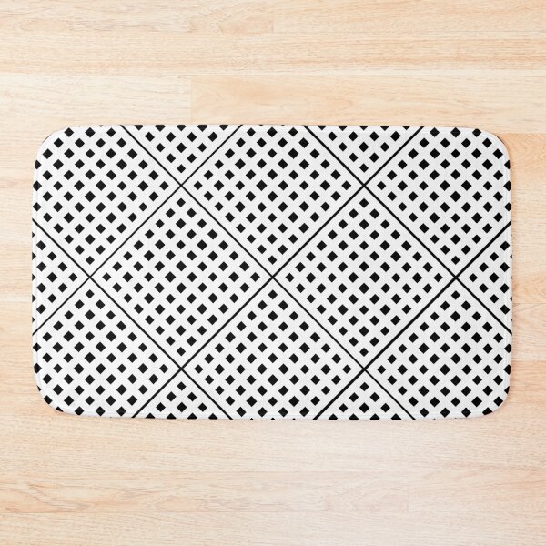 Item preview, Criss Cross Angled Line Pattern in White on Black designed and sold by Neil Feigeles.