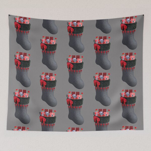 Item preview, Bleeding Hearts Gothic Christmas Stocking Design designed and sold by briarmoon.