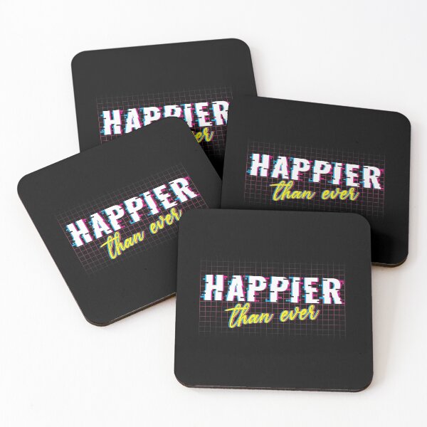 Item preview, Happier Than Ever - Positivity designed and sold by Prescilla Apon.