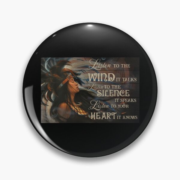 Item preview, Native American listen to your heart it knows designed and sold by chinulove.