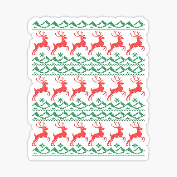 Item preview, Xmas Deer Pattern designed and sold by RheaRealm.