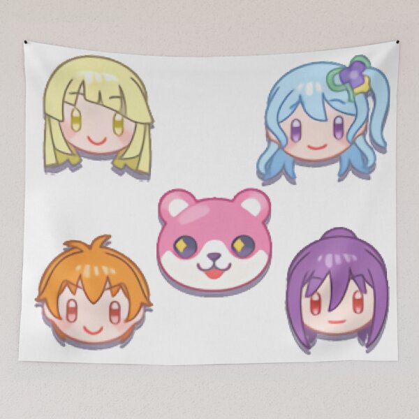 Item preview, Hello Happy World! sticker set designed and sold by xmilygrace.