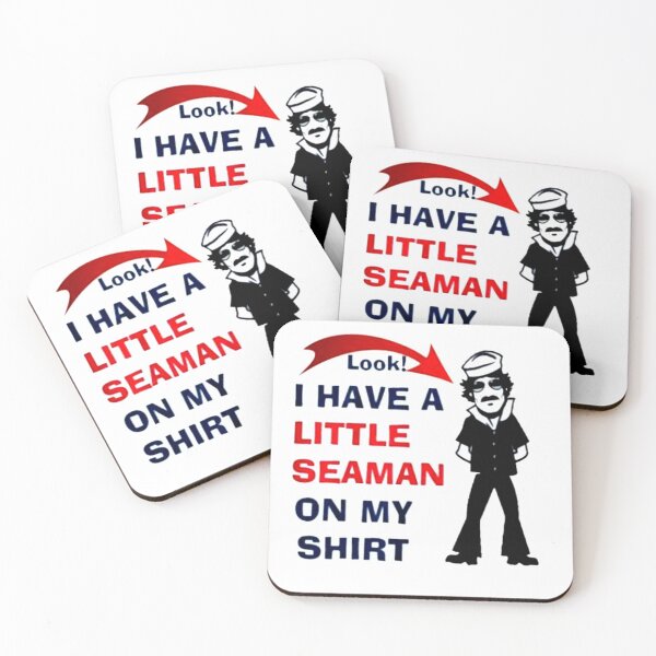 Item preview, Look I Have a Little Seaman on my shirt designed and sold by 1duckDESIGNS.