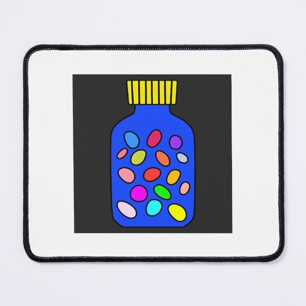 Item preview, Jelly bean jar art designed and sold by Fictionette25.