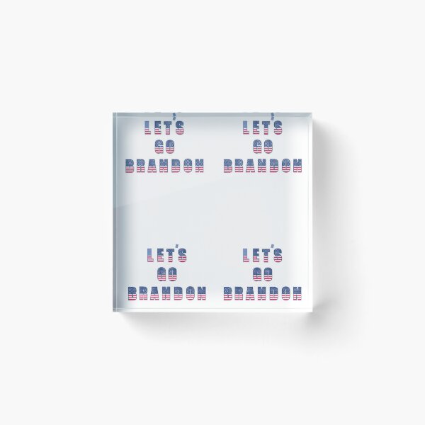 Item preview,  Let’s go Brandon white flag letters sticker pack designed and sold by Yuchi1.