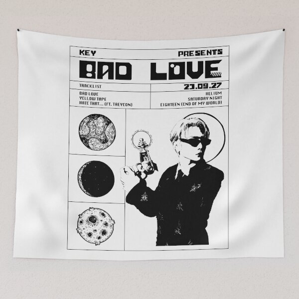 Item preview, SHINee KEY / KIM KIBUM - BAD LOVE MERCH designed and sold by tlal.