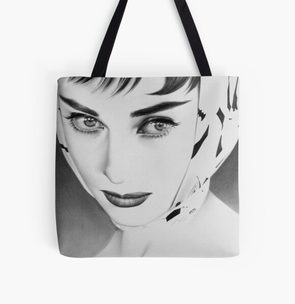 Audrey Hepburn Minimal Portrait Tote Bag for Sale by