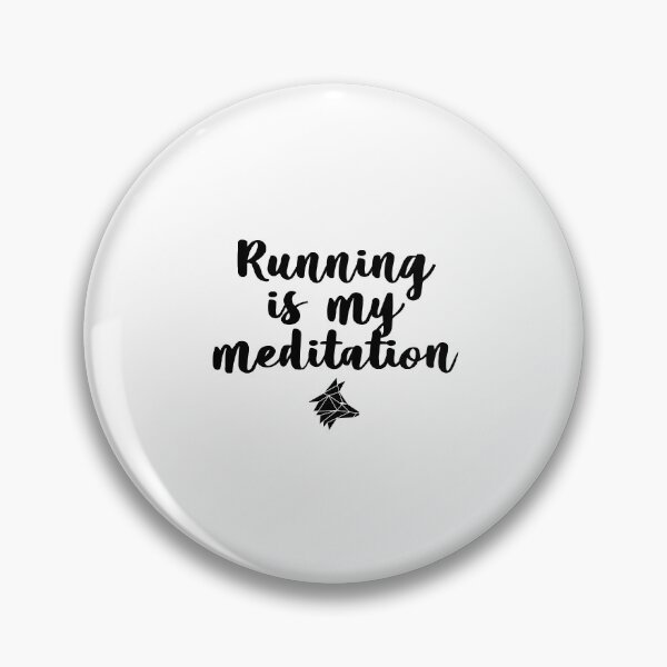 Item preview, Running is my Meditation designed and sold by the Zarock Shop.