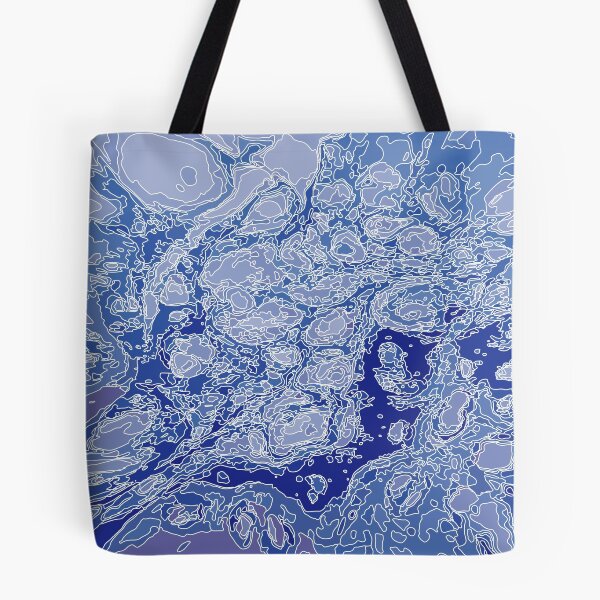 Item preview, Blue cells and white lines designed and sold by Noemi Hernandez.