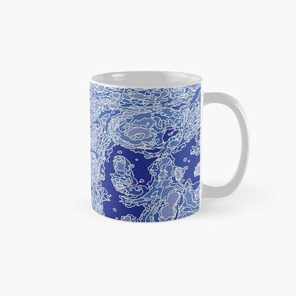 Item preview, Blue cells and white lines designed and sold by Noemi Hernandez.