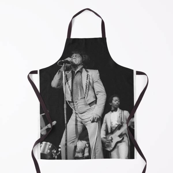 Item preview, James Brown BW Photograph designed and sold by ConcertImages.