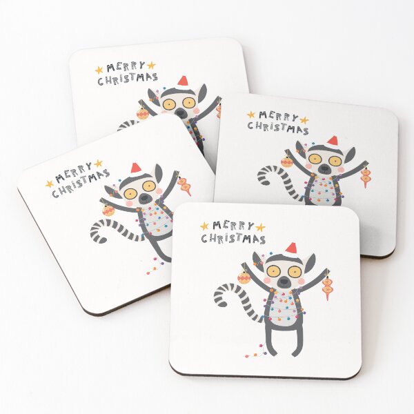Item preview, Merry Christmas Lemur designed and sold by Landesign.
