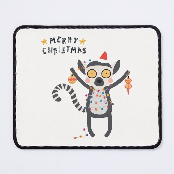 Item preview, Merry Christmas Lemur designed and sold by Landesign.