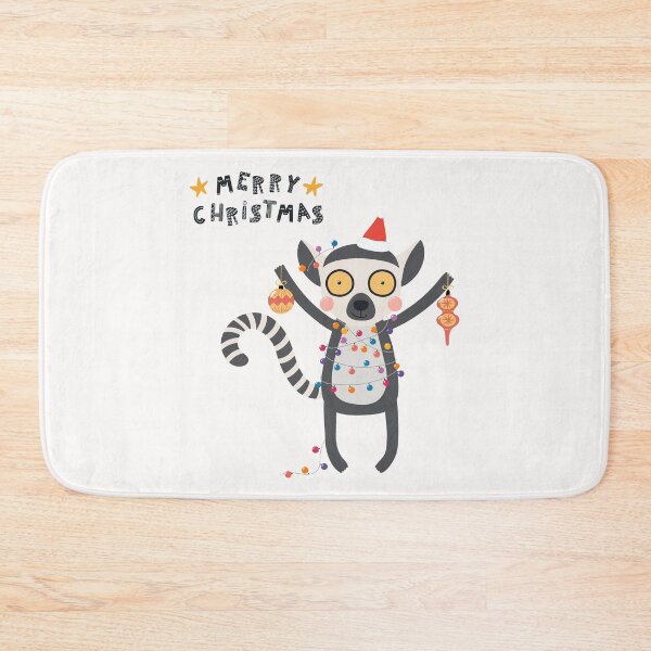 Item preview, Merry Christmas Lemur designed and sold by Landesign.