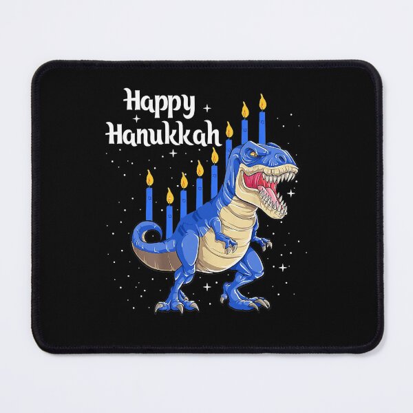 Item preview, Menorasaurus Rex Dinosaur Chanukkah Happy Hanukkah designed and sold by jessaminegr.