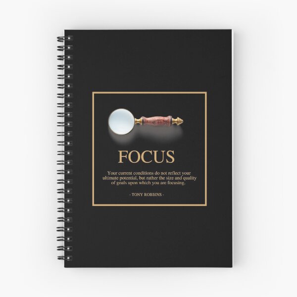 Item preview, FOCUS - Tony Robbins quote - Your current conditions do not reflect your ultimate potential designed and sold by Art4Motivation.