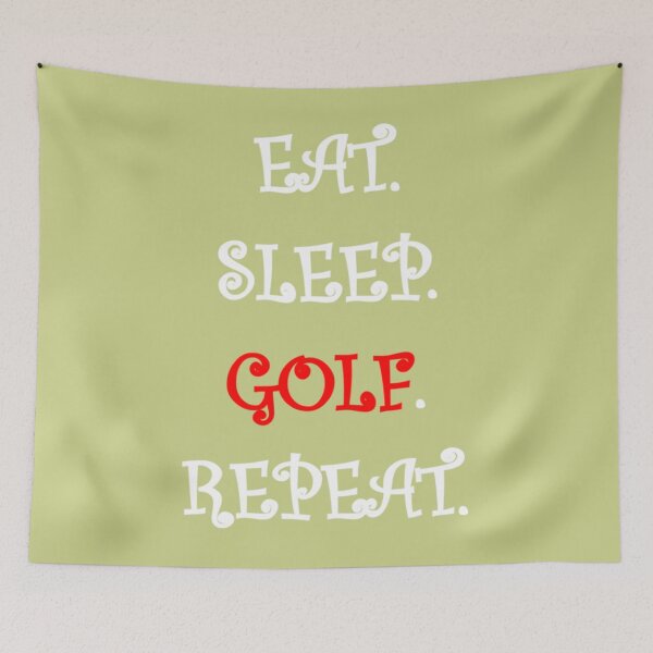 Item preview, Eat Sleep Golf Repeat VM   designed and sold by CirclesGolf.