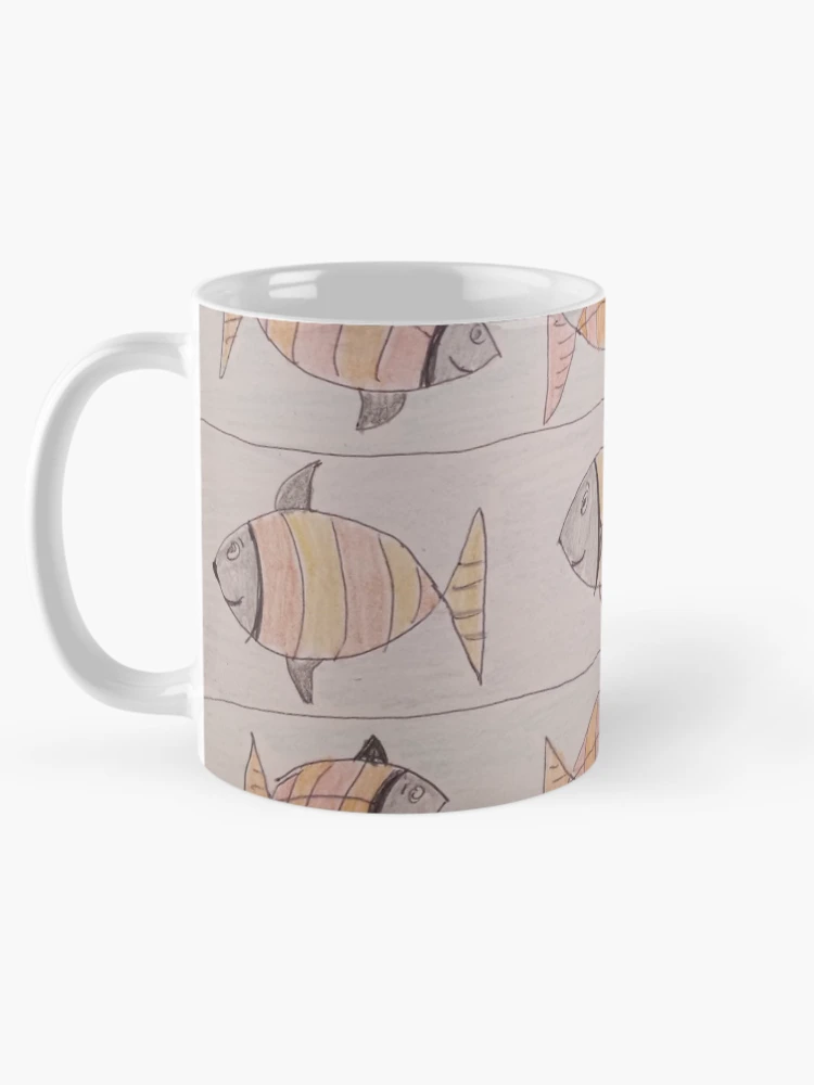 Thumbnail 5 of 6, Coffee Mug, Happy Fish  designed and sold by RudyYoder.