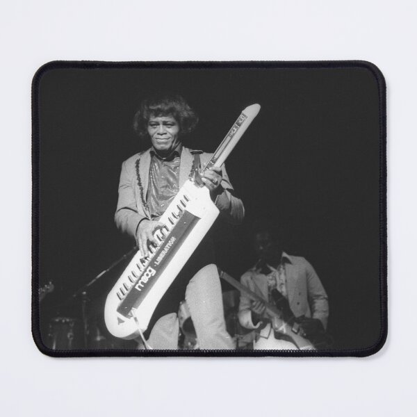 Item preview, James Brown BW Photograph designed and sold by ConcertImages.