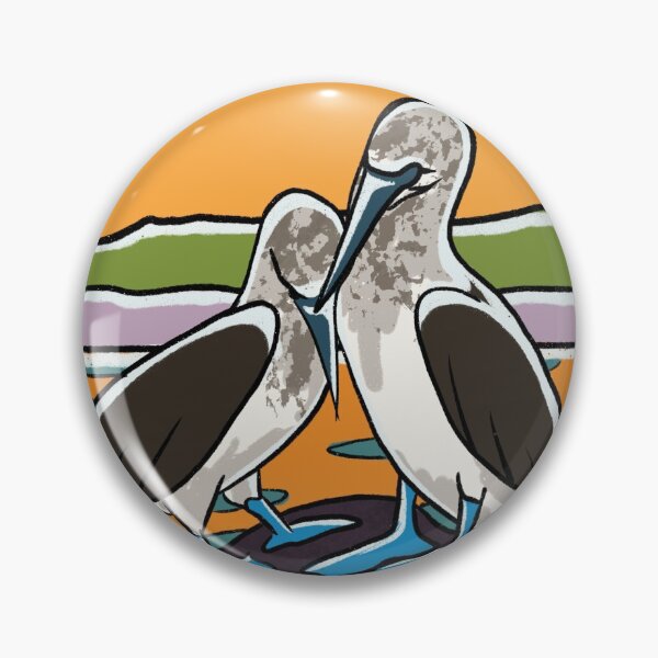 Item preview, Blue Footed Booby Bird - Pair designed and sold by Lythop-art.
