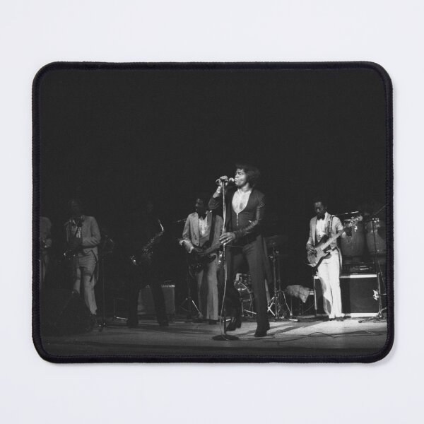 Item preview, James Brown BW Photograph designed and sold by ConcertImages.