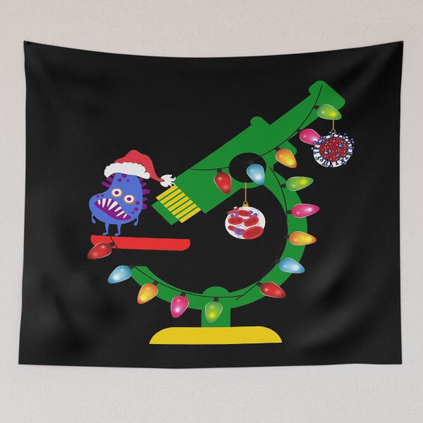 Item preview, CHRISTMAS TREE THE LAB WAY FUNNY MEDICAL LAB TECH SCIENTIST MICROBIOLOGY designed and sold by Hippiesole.