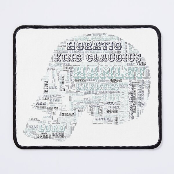 Item preview, William Shakespeare's Hamlet Word Art designed and sold by Amy Olsen.