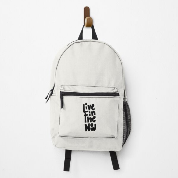 Item preview, Live in the Now Lettering (Black) designed and sold by PepAndGrace.