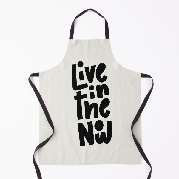 Item preview, Live in the Now Lettering (Black) designed and sold by PepAndGrace.