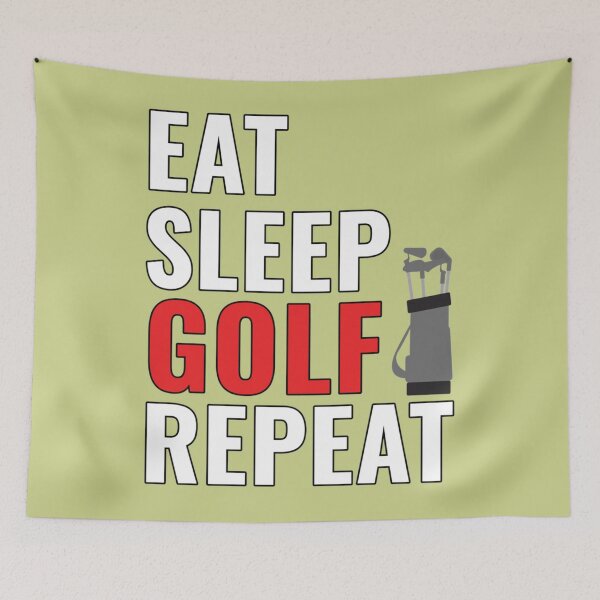 Item preview, Eat Sleep Golf Repeat,   designed and sold by CirclesGolf.