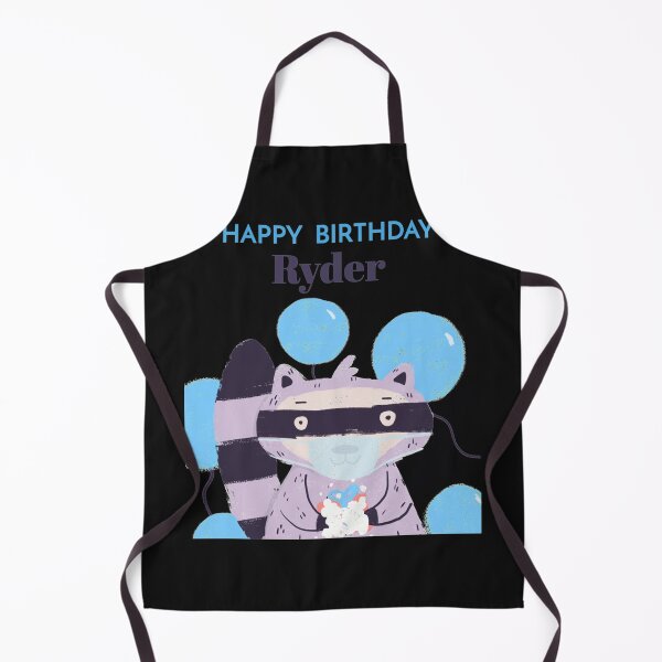 Item preview, Happy birthday Ryder raccoon designed and sold by CirclesGolf.