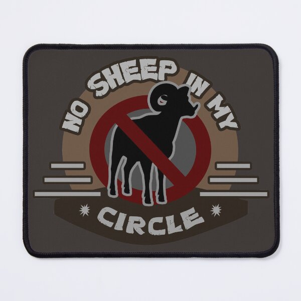 Item preview, No Sheep in My Circle - Avoid Negativity designed and sold by Tatzki-Design.