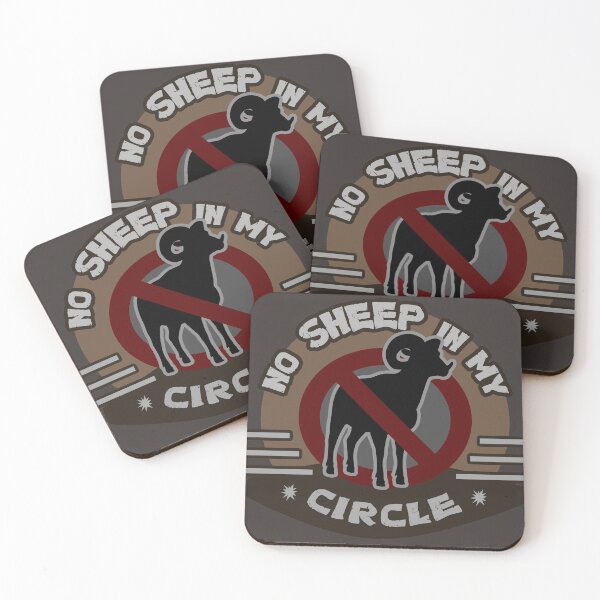 Item preview, No Sheep in My Circle - Avoid Negativity designed and sold by Tatzki-Design.