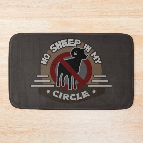 Item preview, No Sheep in My Circle - Avoid Negativity designed and sold by Tatzki-Design.