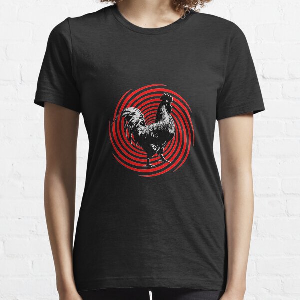 Chicken Hypnotic Trance Spiral Rooster Funny Hypno Essential T-Shirt