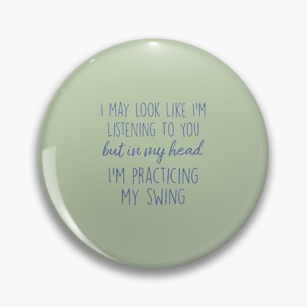 Item preview, I am practicing my swing   designed and sold by CirclesGolf.