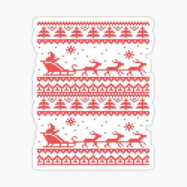 Item preview, Christmas Santa Claus Pattern designed and sold by RheaRealm.