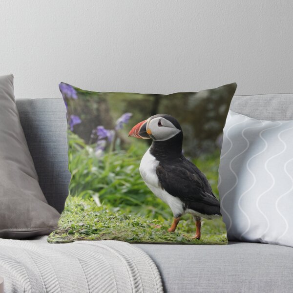 Item preview, Puffin amongst the bluebells designed and sold by Karen Miller.