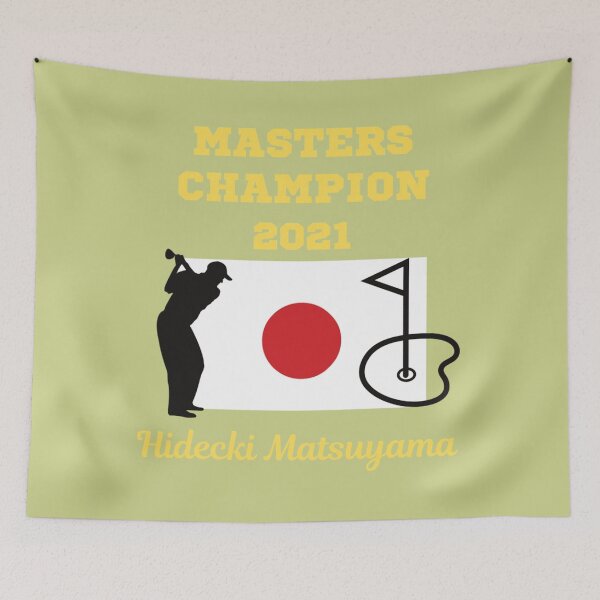 Item preview, Masters Champion 2021 Hideki Matsuyama    designed and sold by CirclesGolf.
