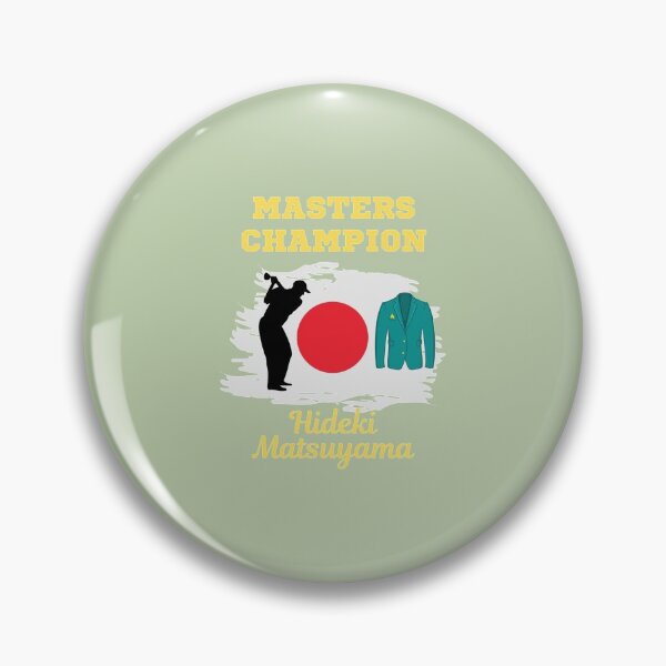 Item preview, Masters Champion 2021 Hideki Matsuyama  Essential  designed and sold by CirclesGolf.