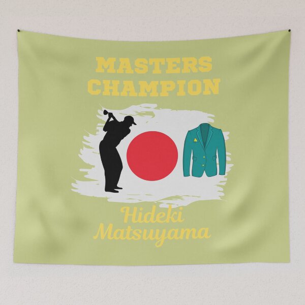 Item preview, Masters Champion 2021 Hideki Matsuyama  Essential  designed and sold by CirclesGolf.